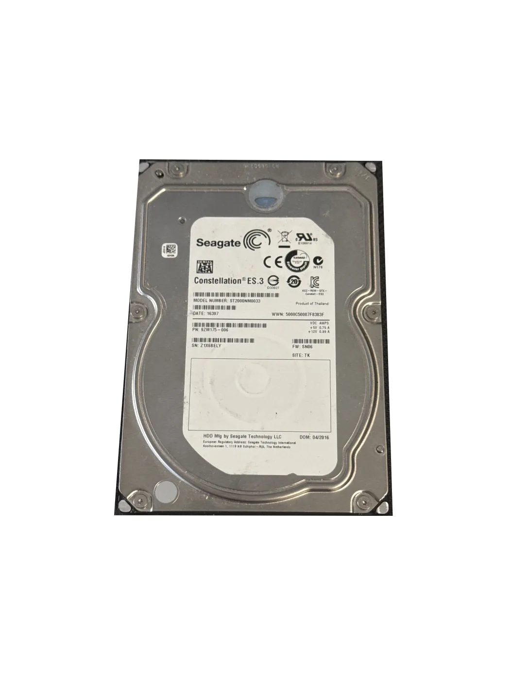 Seagate Constellation ES.3 2 TB (2000 GB) Festplatte