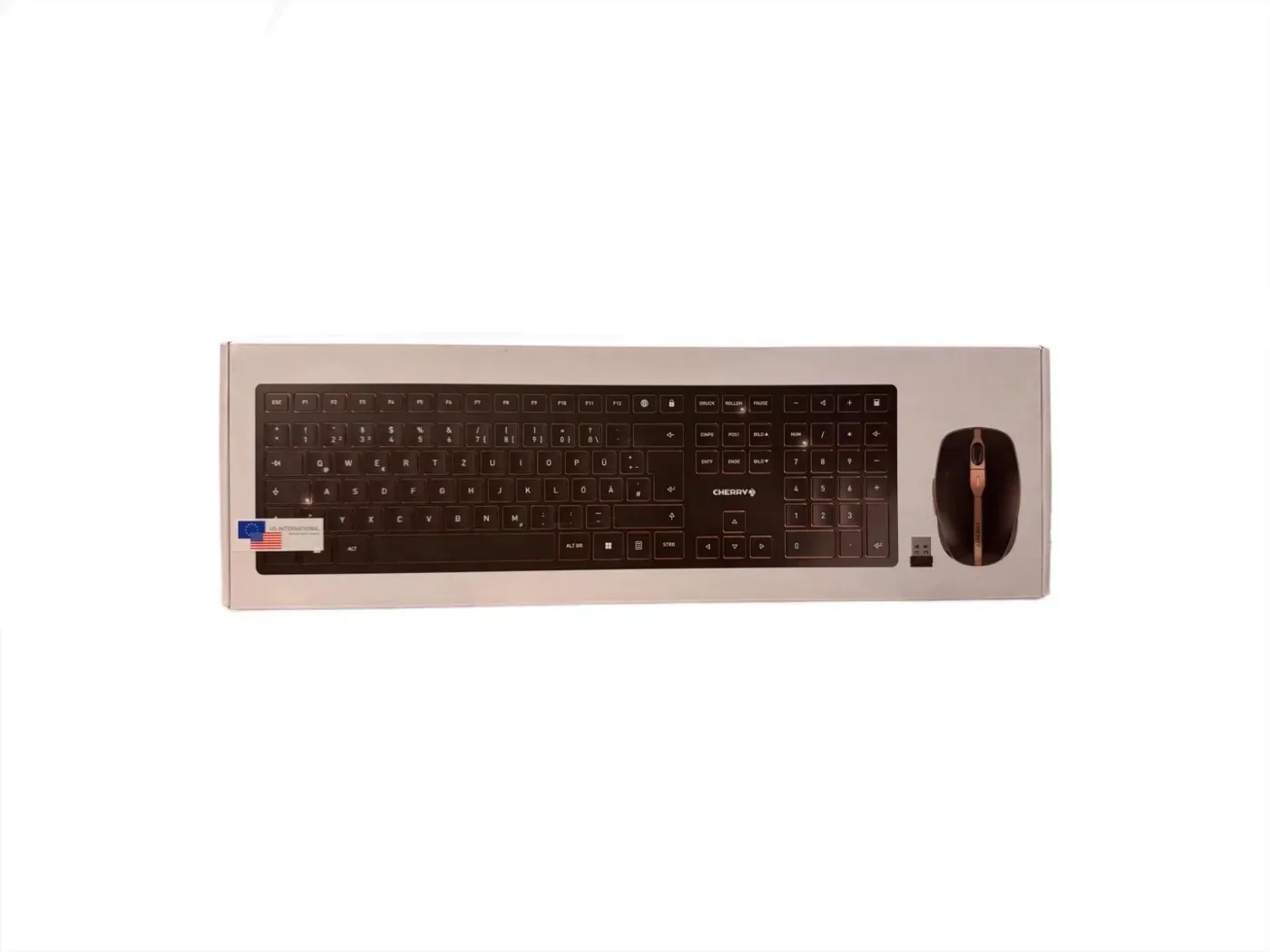Cherry DW 9100 SLIM kabelloses Desktop Set