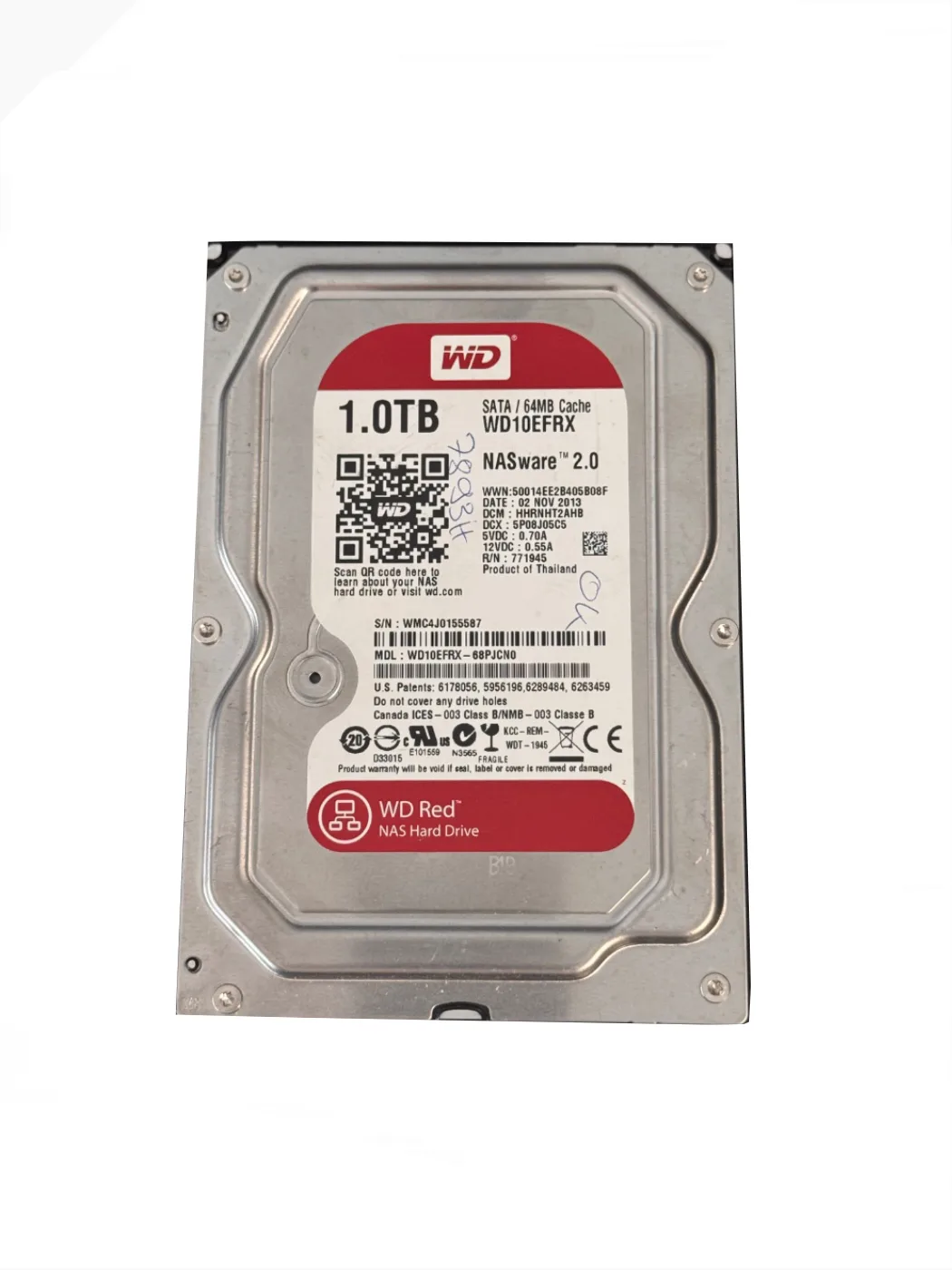 WD Red NAS 1 TB (1000 GB) Festplatte für NAS-Systeme