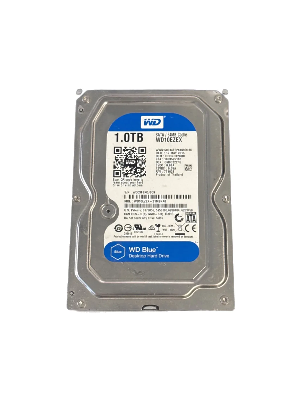WD Blue 1TB (1000 GB) Desktop Festplatte