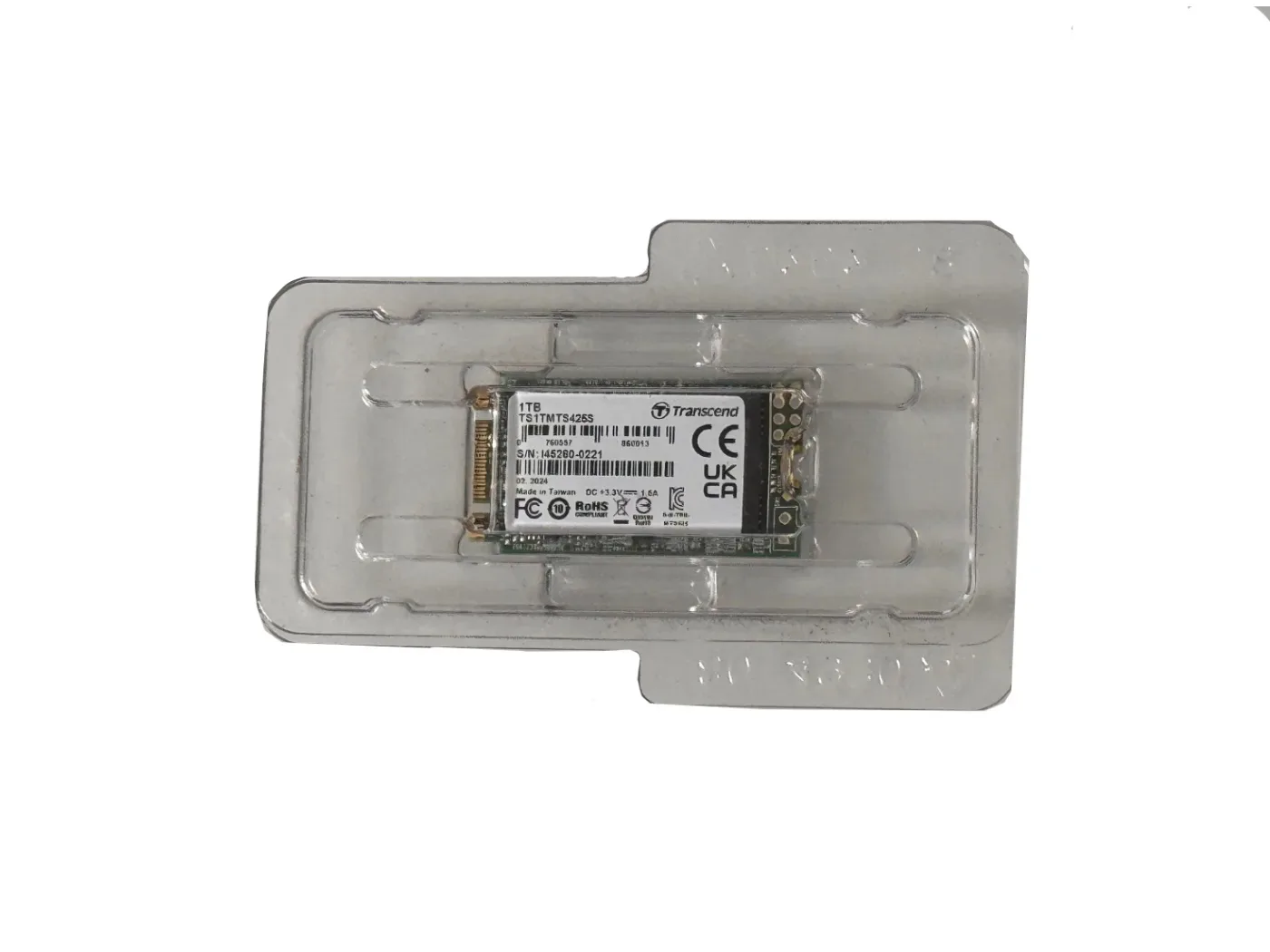 Transcend 1TB M.2 2242 SSD TS1TMTS6258