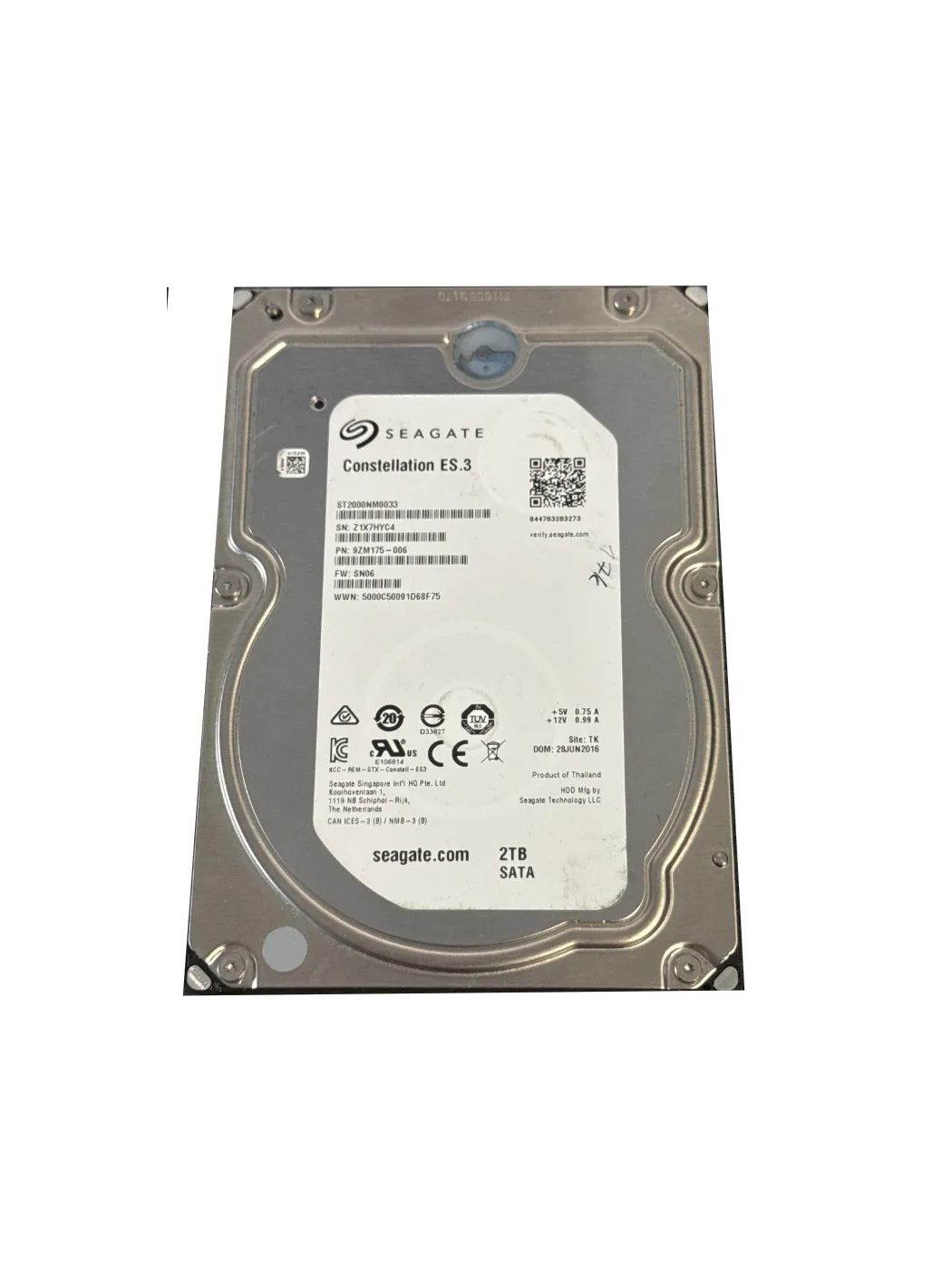 Seagate Constellation ES.3 2 TB (2000 GB) SATA Festplatte