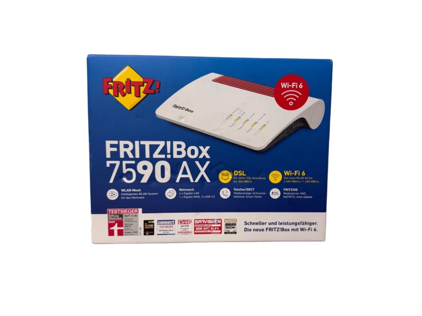 AVM FRITZ!Box 7590 AX V2 WLAN-Router WiFi 6