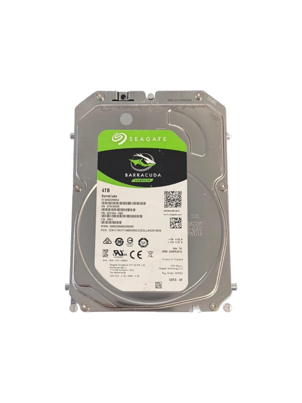 Seagate Barracuda 4 TB (4000 GB) 3.5" SATA Festplatte